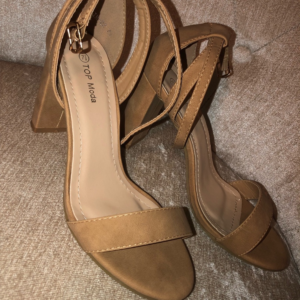 brand new nude high heels